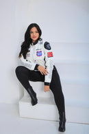 Jaqueta Feminina Racing Street – Preto & Branco